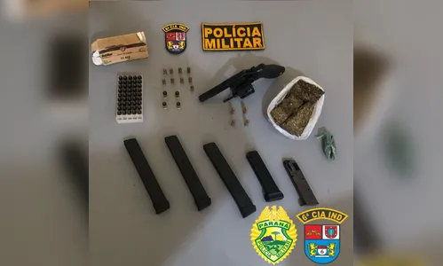 PM prende suspeitos de tráfico e apreende revólver e munições
