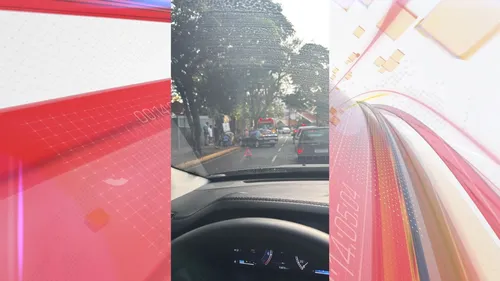 Acidente aconteceu na Rua Nagib Daher com a Rua Guarapuava