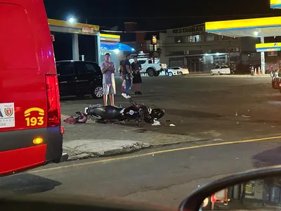 Acidente ocorreu na noite desta quinta-feira