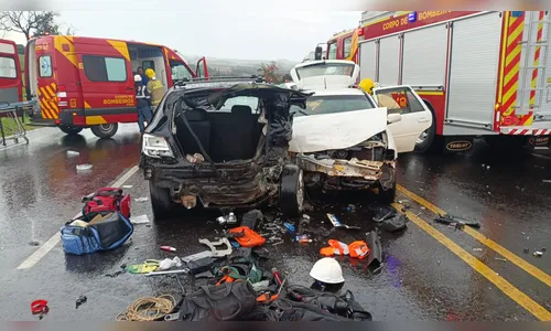 Acidente deixa três feridos na PR-444 em Arapongas