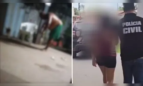 Vídeo mostra tio agonizando após ter cabeça atingida por óleo quente