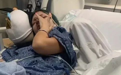 Adolescente foi hospitalizada