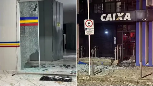 Agência da Caixa e quartel da PM sofreram ataques