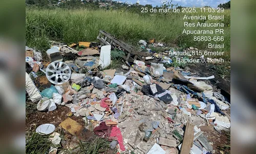 Morador é pego pela GCM de Apucarana ao jogar lixo no Araucária