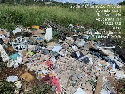 Após denúncia de moradores, as equipes foram até o local e confirmaram a irregularidade.