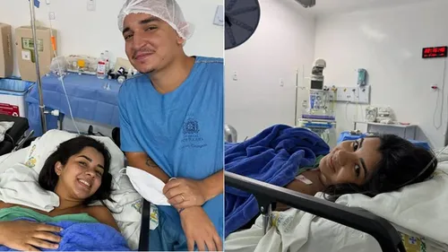 Ary Mirelle usou as redes sociais para compartilhar que passou por uma cerclagem