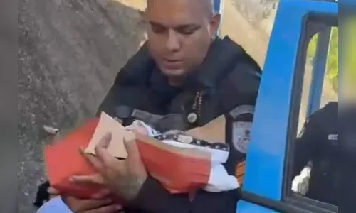 Recém-nascida é encontrada em caixa e ganha nome após resgate da PM