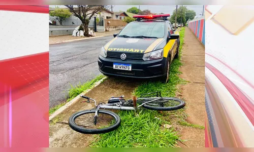 Agentes de trânsito apreendem bicicleta motorizada irregular