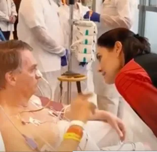 Bolsonaro agradeceu esposa pelo apoio prestado durante sua internação