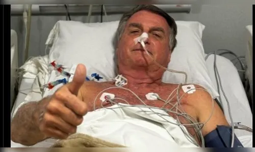 Bolsonaro publica foto internado em hospital após passar mal