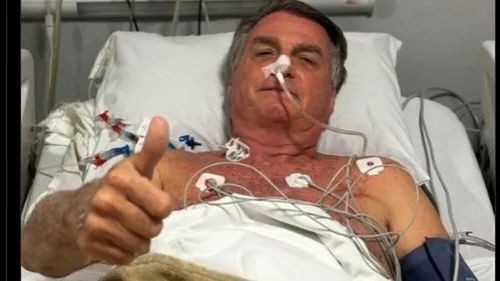 Bolsonaro publico foto no hospital