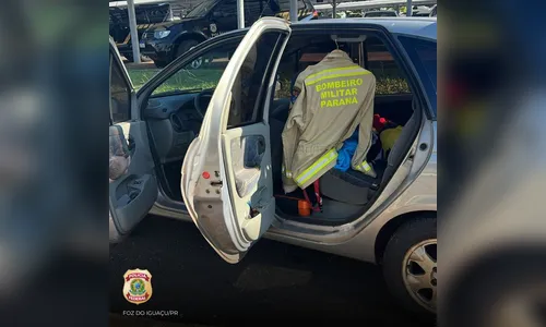 Bombeiro do Paraná é preso trazendo produtos descaminhados do Paraguai