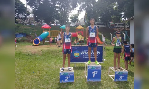 Apucarana conquista 24 medalhas em festival de atletismo paranaense