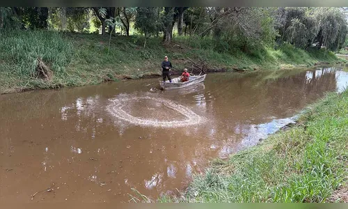 Desassoreamento do Lago das Flores atrai pescadores em Ivaiporã