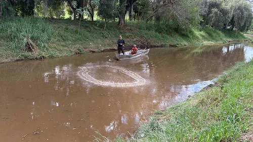 Desassoreamento do Lago das Flores atrai pescadores em Ivaiporã