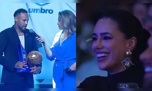 Neymar Jr nega que irá casar com Bruna Biancardi durante premiação