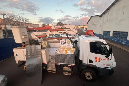 Funcionário da Copel transportava carga contrabandeada em veículo da companhia