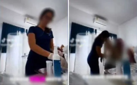 Gravação foi feita em UPA de Anápolis, em Goiás