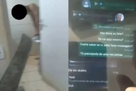 Homem estaria trocando mensagens com a cunhada