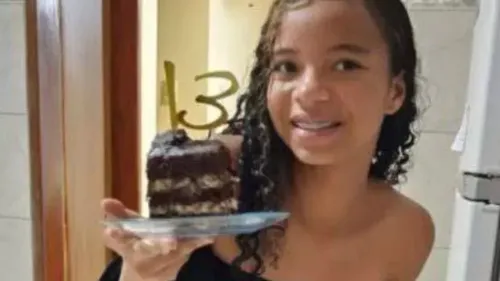 Ingrid Vitória, de 13 anos; a menina foi sequestrada em Pernambuco