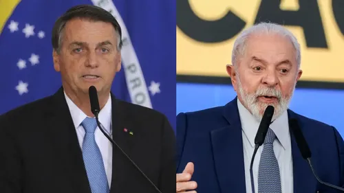 Jair Bolsonaro (PL) e Luiz Inácio Lula da Silva (PT)
