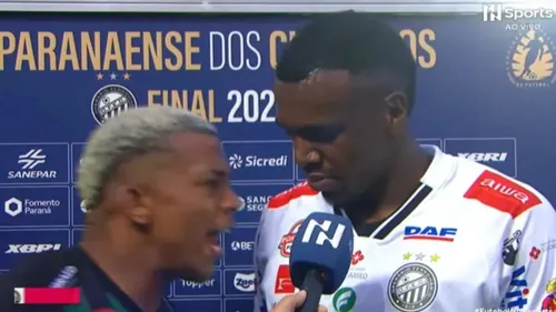 Júlio Rodrigues interrompeu Jacy que falava ao vivo na transmissão oficial da NSports