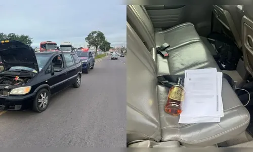 Motorista é preso com litro de conhaque após atropelar pedestre no PR