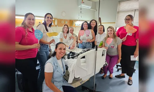Equipe do Hospital da Providência comemora o Dia da Felicidade