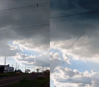 Nuvem foi avistada por morador de Umuarama