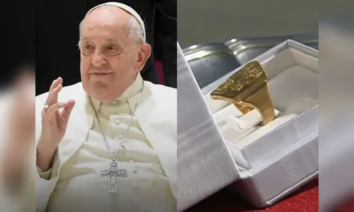 Saiba como era a joia destruída usada pelo Papa; “Anel de Pescador”