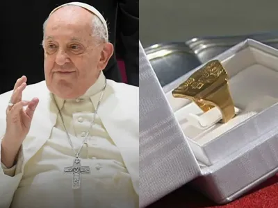 O acessório é uma referência ao evangelho de Mateus, em que Jesus chama São Pedro de “pescador de homens”