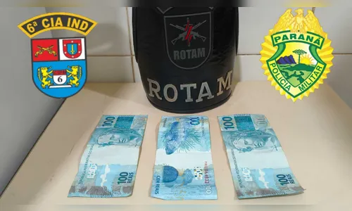 Rotam prende suspeito de tráfico com cocaína e dinheiro em Ivaiporã
