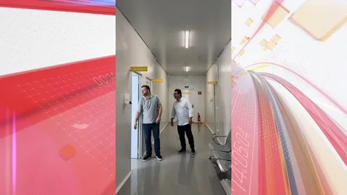 O diretor da 16ª Regional de Saúde, Lucas Leugi, e o diretor da Secretaria de Saúde do Estado do Paraná (Sesa), Paulo Vital, visitaram o hospital nesta terça-feira (25)