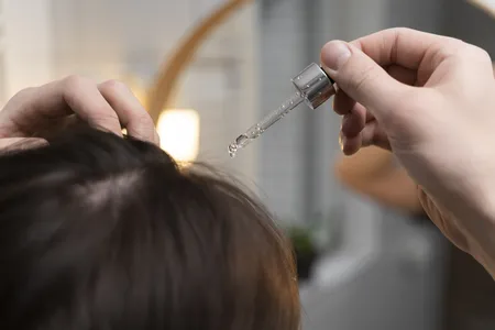 O minoxidil é um dos principais medicamentos usados para queda de cabelos