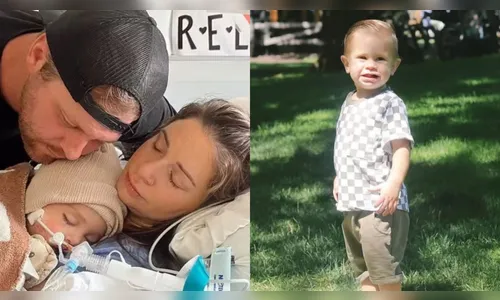 O pequeno Reed tinha 1 ano e 10 meses