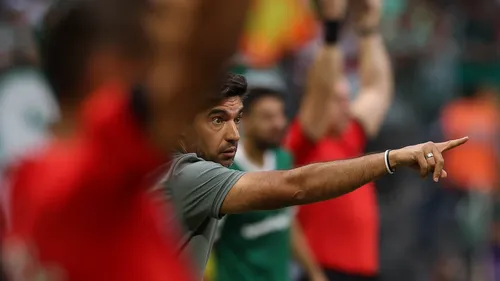 O técnico Abel Ferreira, da SE Palmeiras