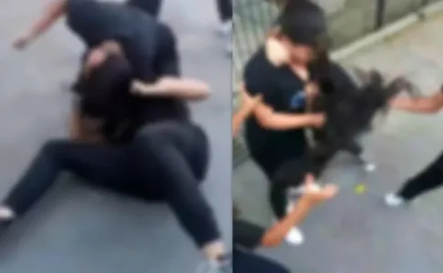 Os vídeos foram feitos pelas crianças, que tomaram o celular de uma das meninas, a que foi agredida, e filmaram tudo