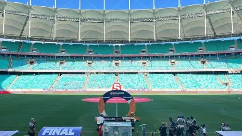 Partida acontece na Arena Fonte Nova, em Salvador.
