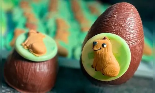 Pinhão e Capivara: chocolateria inova com ovos de Páscoa criativos