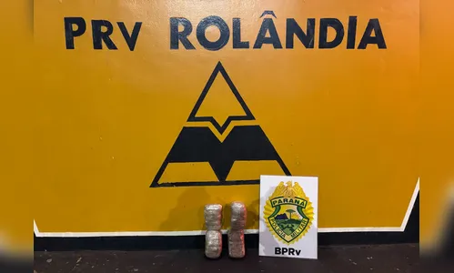 PRE prende passageira de ônibus transportando haxixe em Rolândia
