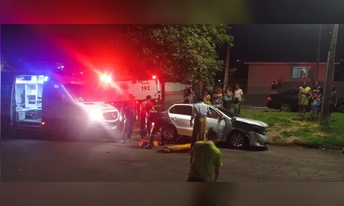 Acidente entre carros deixa duas mulheres feridas em Apucarana