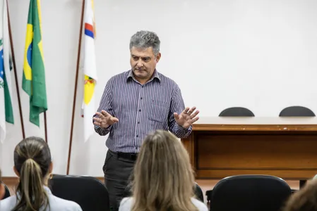 Secretário municipal da Fazenda, professor Rogério Ribeiro