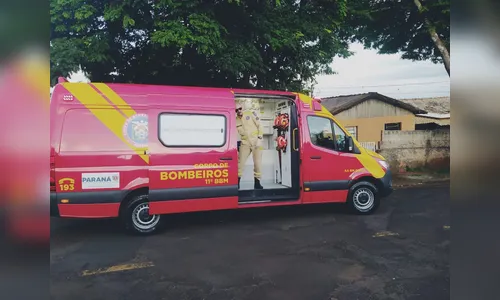 Motociclista sofre escoriações após queda em Apucarana