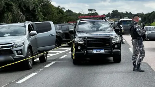 Situação aconteceu no quilômetro 114, no bairro Cercadinho, na pista sentido Curitiba