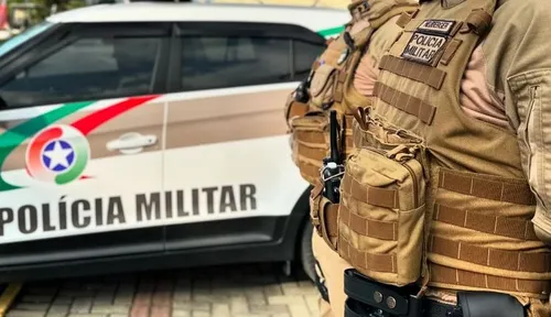 Suspeito foi preso pela PM de Santa Catarina