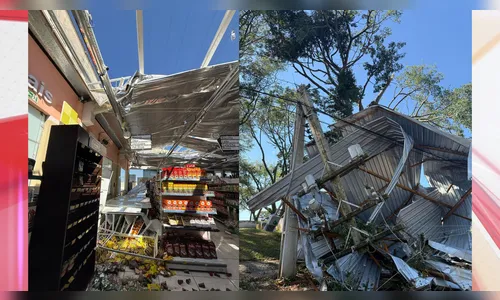 Temporal deixa rastro de destruição em cidades do Paraná; veja