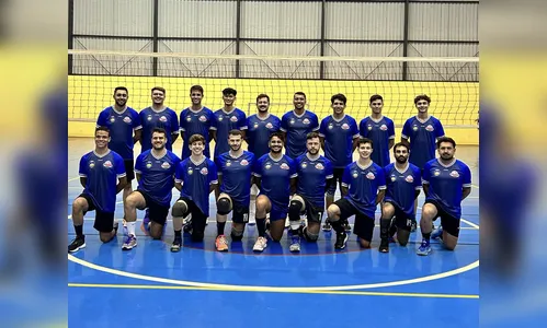Equipe masculina de Apucarana estreia na Liga de Voleibol de Maringá