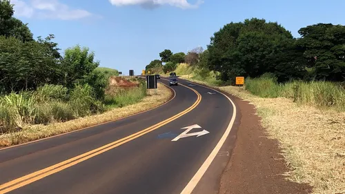 Trecho da BR-369 no distrito de São José