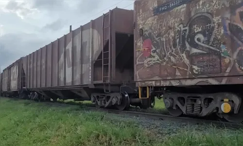 Homem é atropelado por trem e fica em estado grave no Paraná