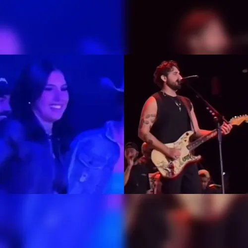 Voltaram? Ana Castela se diverte em show de Gustavo Mioto no Paraná
